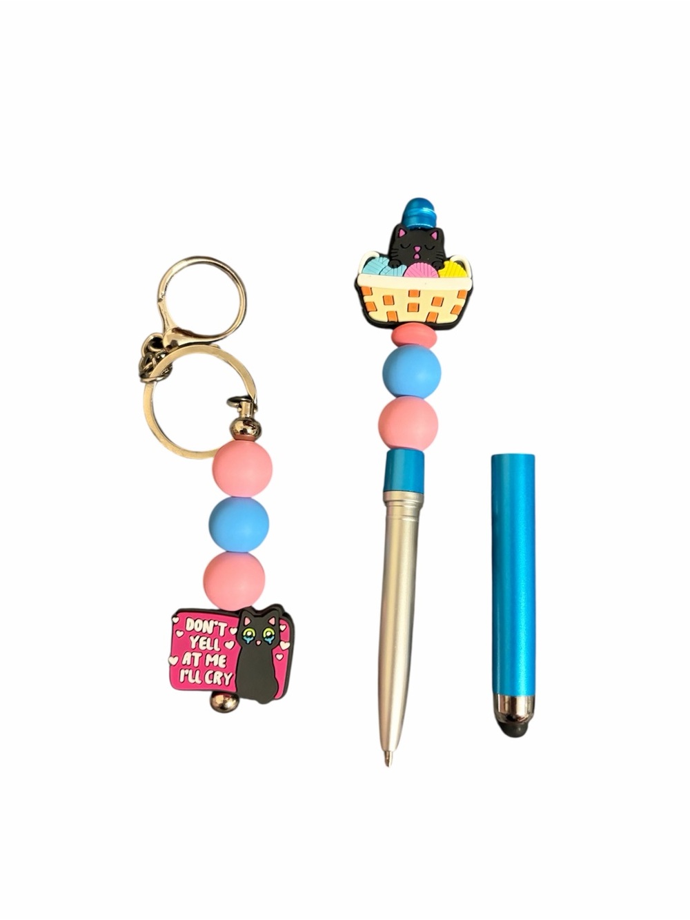 Cat Stylus Pen/ Pen & Keychain Set - Picture 4 of 10